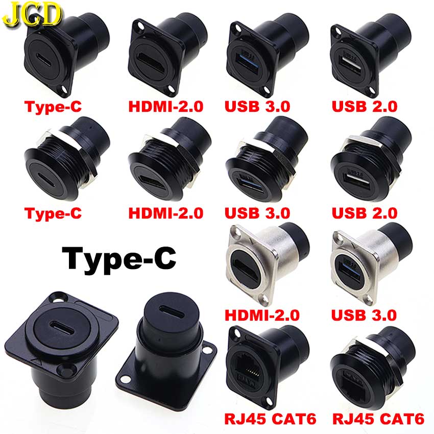 Transmission Jack Adapter - Złącze RJ45 USB 2.0 3.0 HDMI-2.0