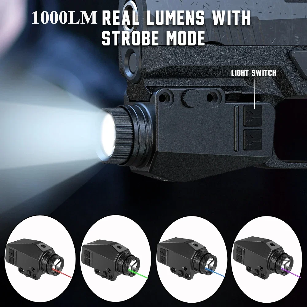 Timing Light Gun - Zestaw taktycznej latarki LED 1000LM z