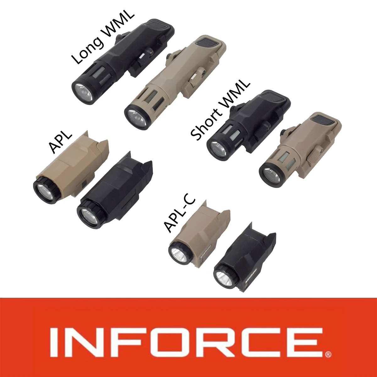 Timing Light Gun - Taktyczny INFORCE WML APL nylonowy karabin