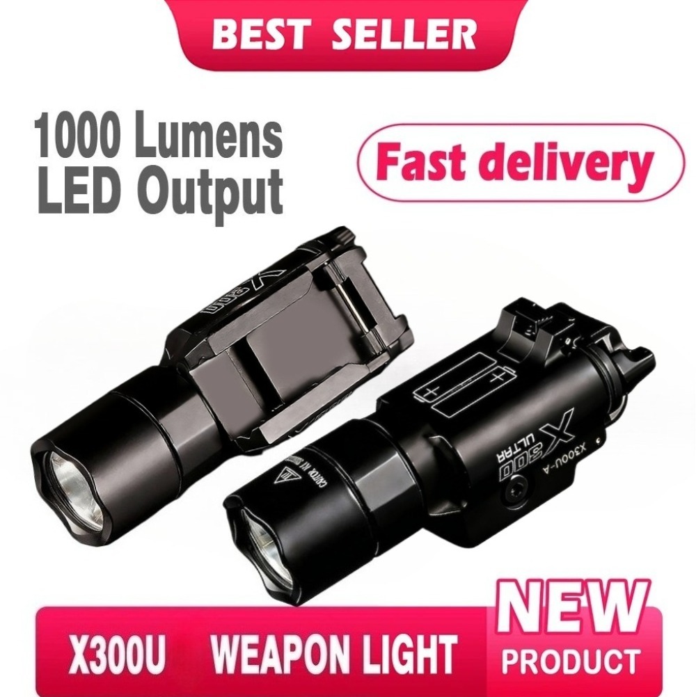 Timing Light Gun - Latarka taktyczna LED 1000 lumenów, biały