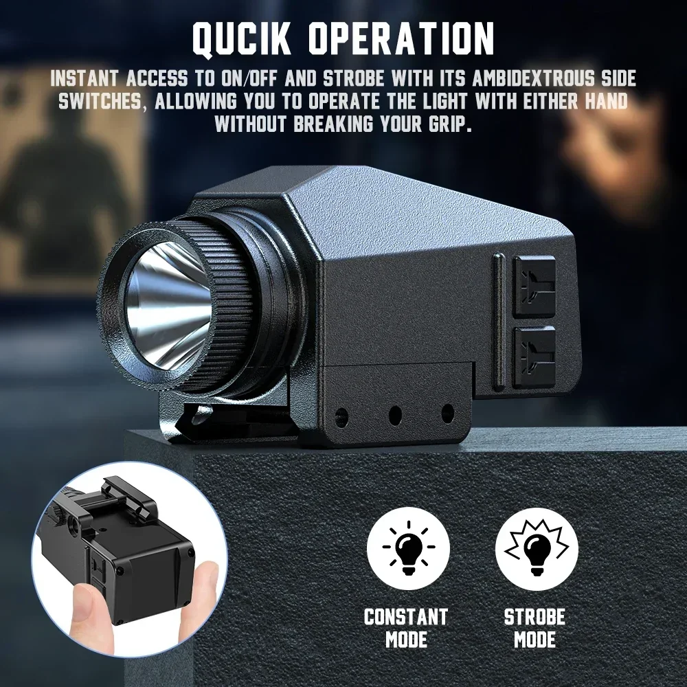 Zestaw taktycznej latarki LED  – Timing Light Gun recenzja i cena