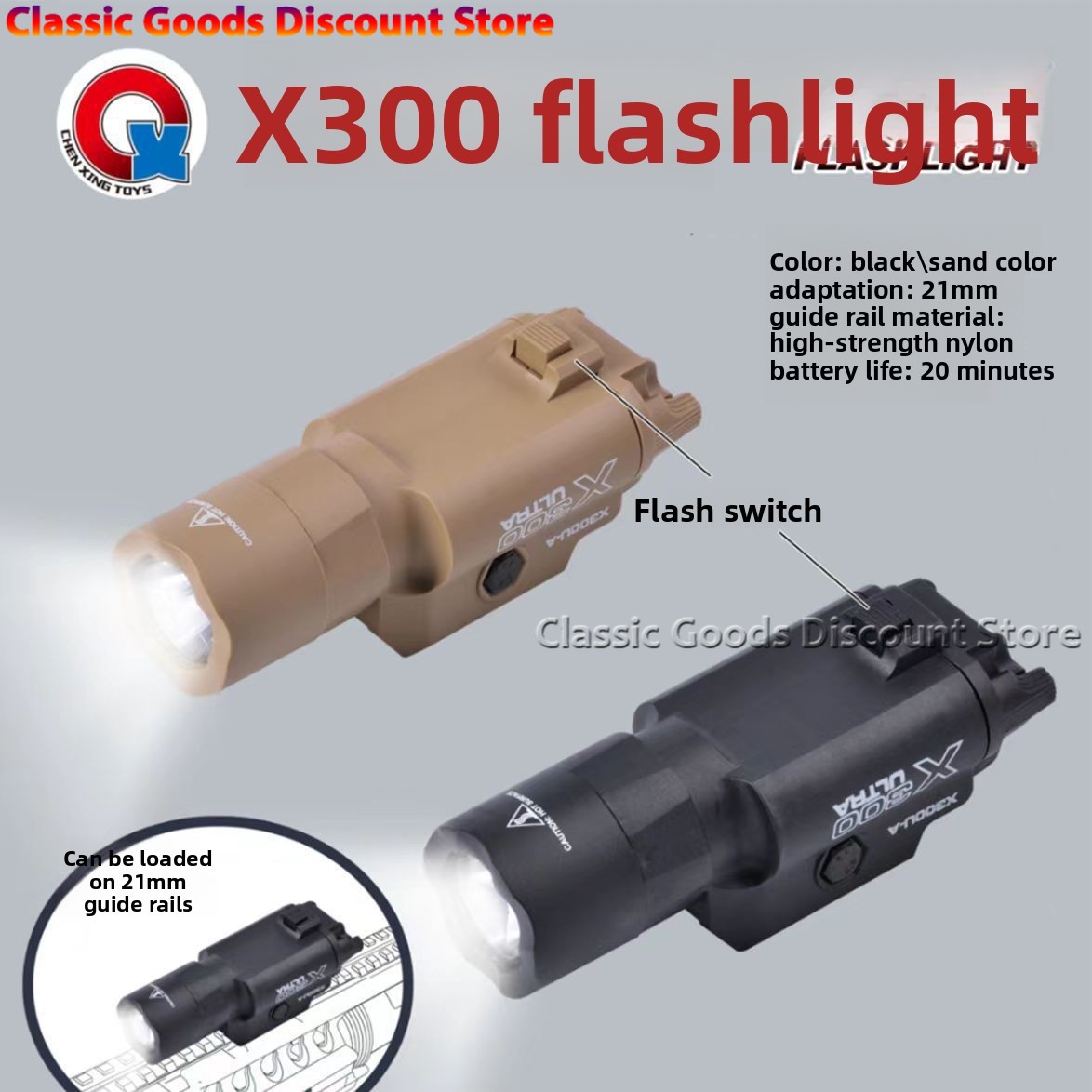 Latarka Taktyczna X300 X300U N – Timing Light Gun recenzja i cena