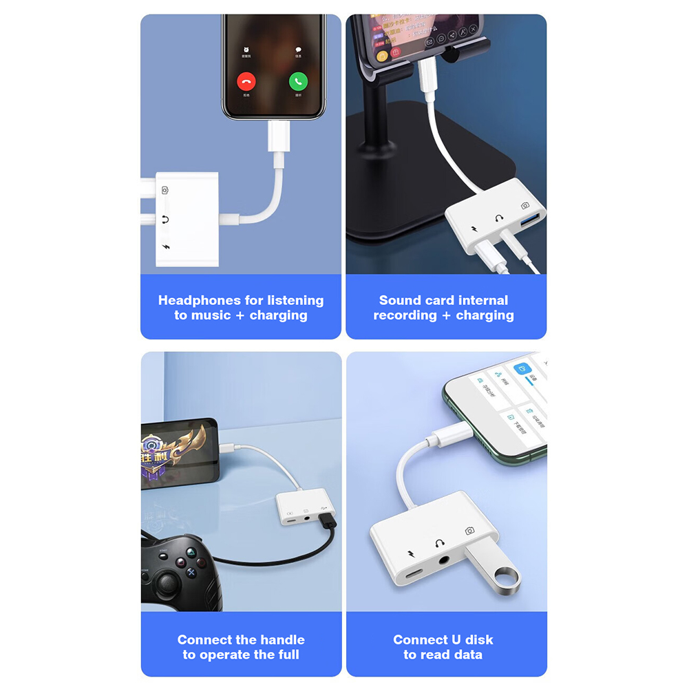 Adapter 3 w 1 Lightning na USB – Transmission Jack Adapter recenzja i cena