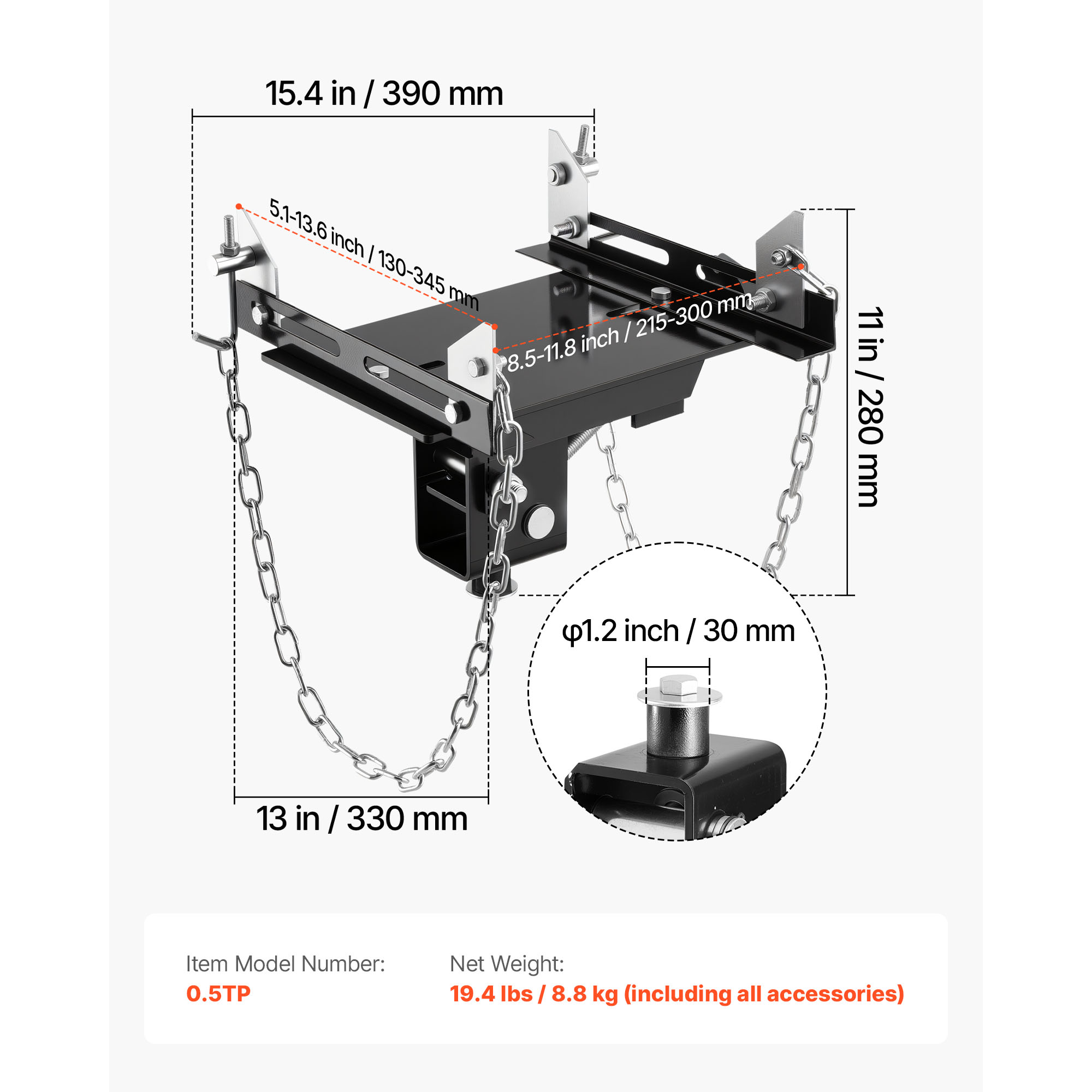 Adapter do podnośnika skrzyń b – Transmission Jack Adapter recenzja i cena